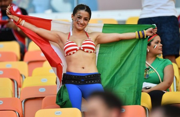 Beautiful Cheerleader, at the World Cup, on football