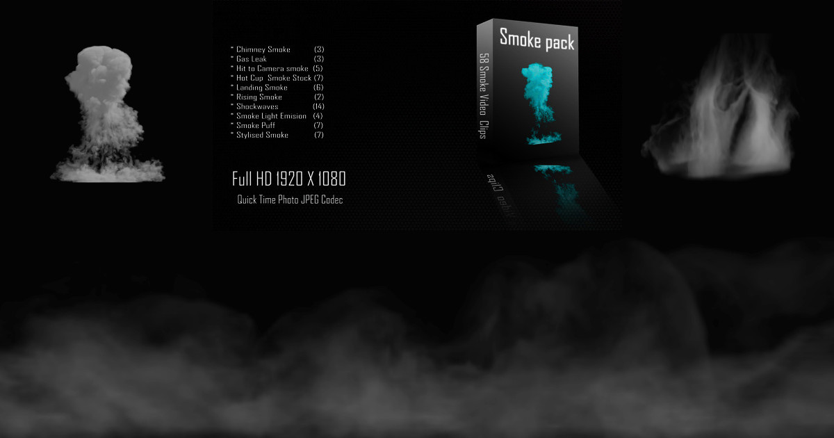 Эффекты Дыма в разных вариантах (Smoke Collection 01)