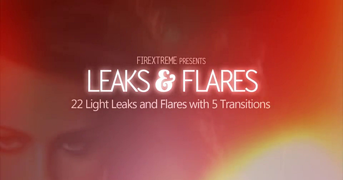 Световые эффекты утечки и вспышки Leaks Flares Transitions